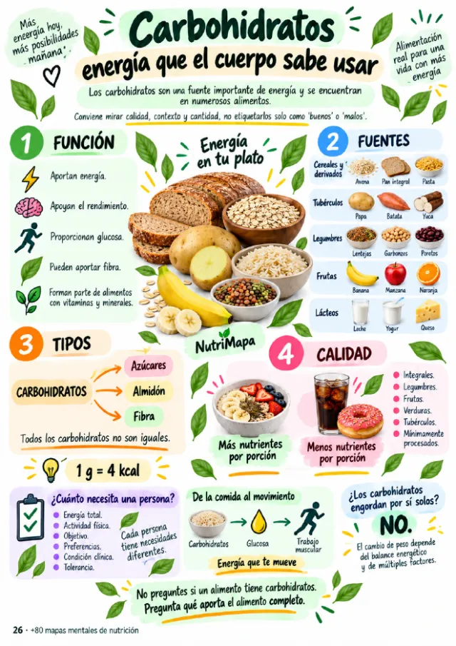 Mapa: Carbohidratos