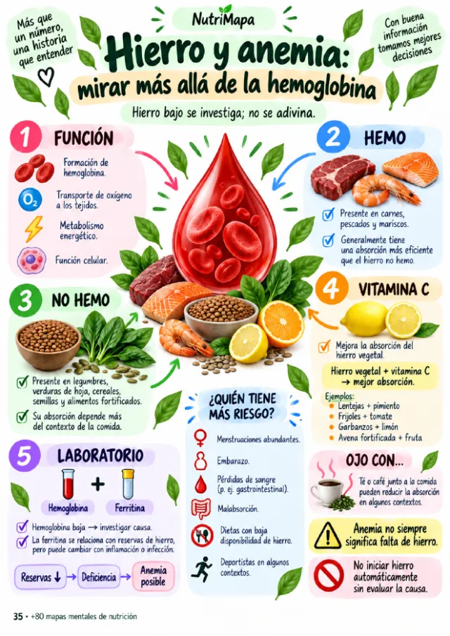 Mapa: Hierro y anemia